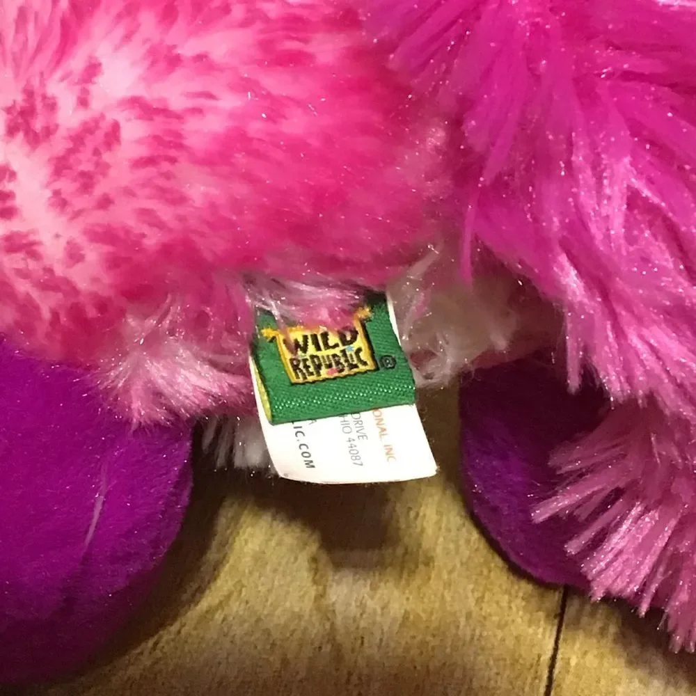 ‎Wild Republic Pink Purple Fox Plush 10”